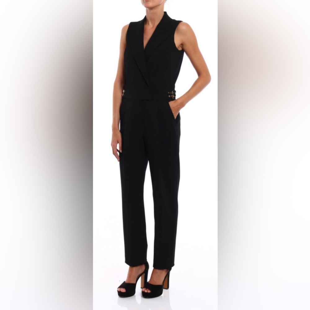 SALE - Michael Kors Tuxedo Style sleeveless one-piece pant suit